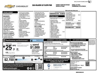 2024 Chevrolet Blazer LT FWD