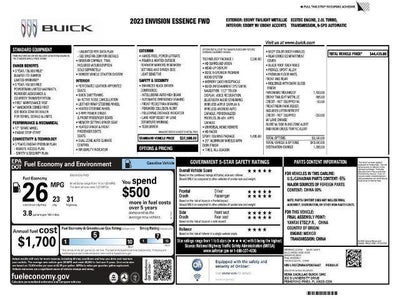 2023 Buick Envision FWD 4dr Essence