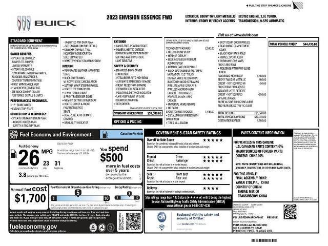 2023 Buick Envision FWD 4dr Essence